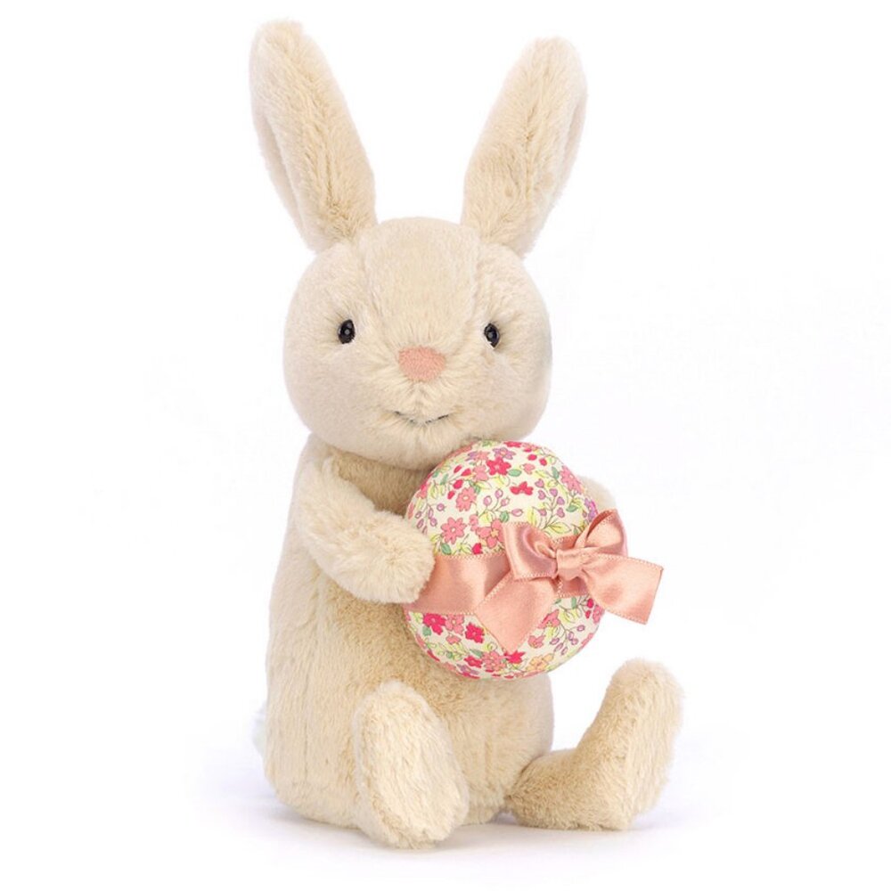 RETIRED Bonnie Bunny with Egg Jellycat Easter Rabbit BONB3E NWT